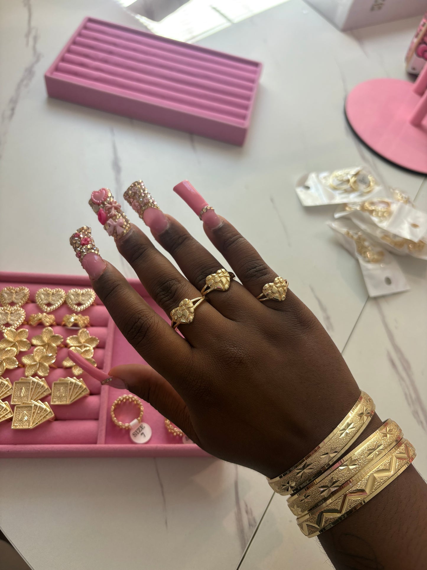 HEART NUGGET RING