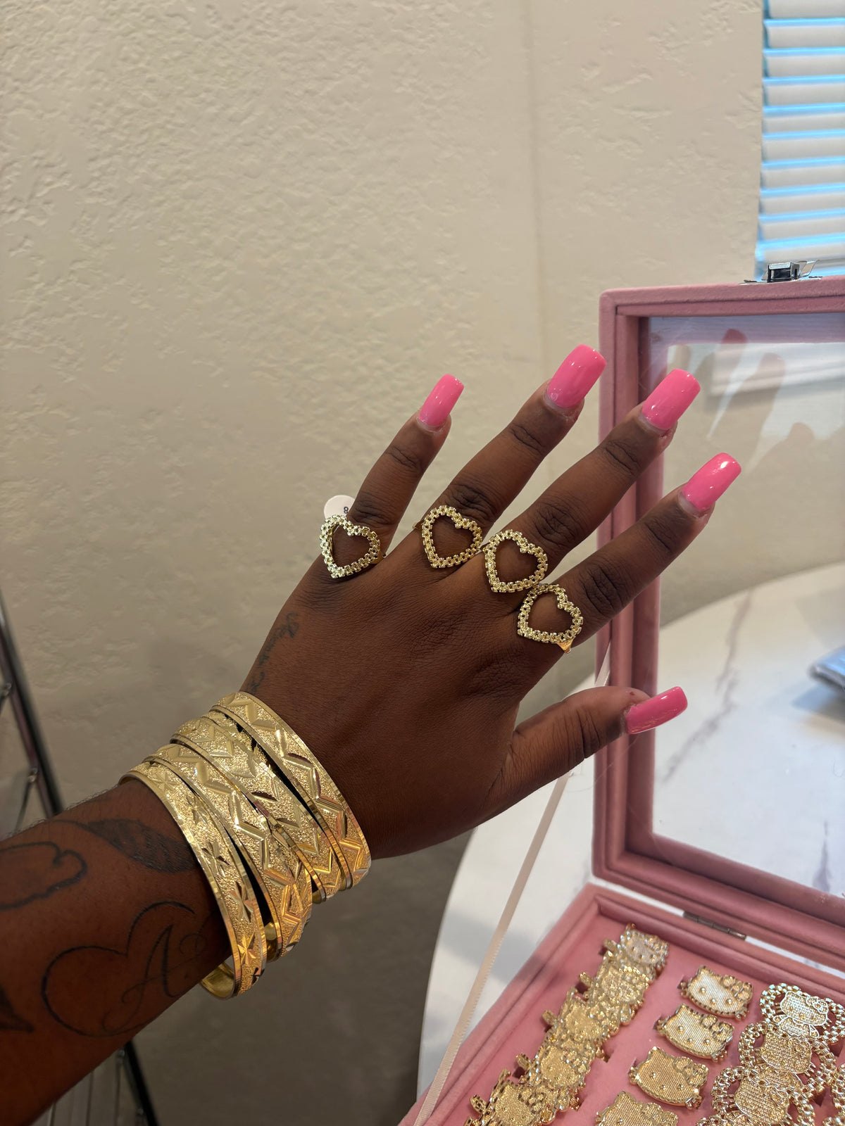 HEART ROLLIE RING