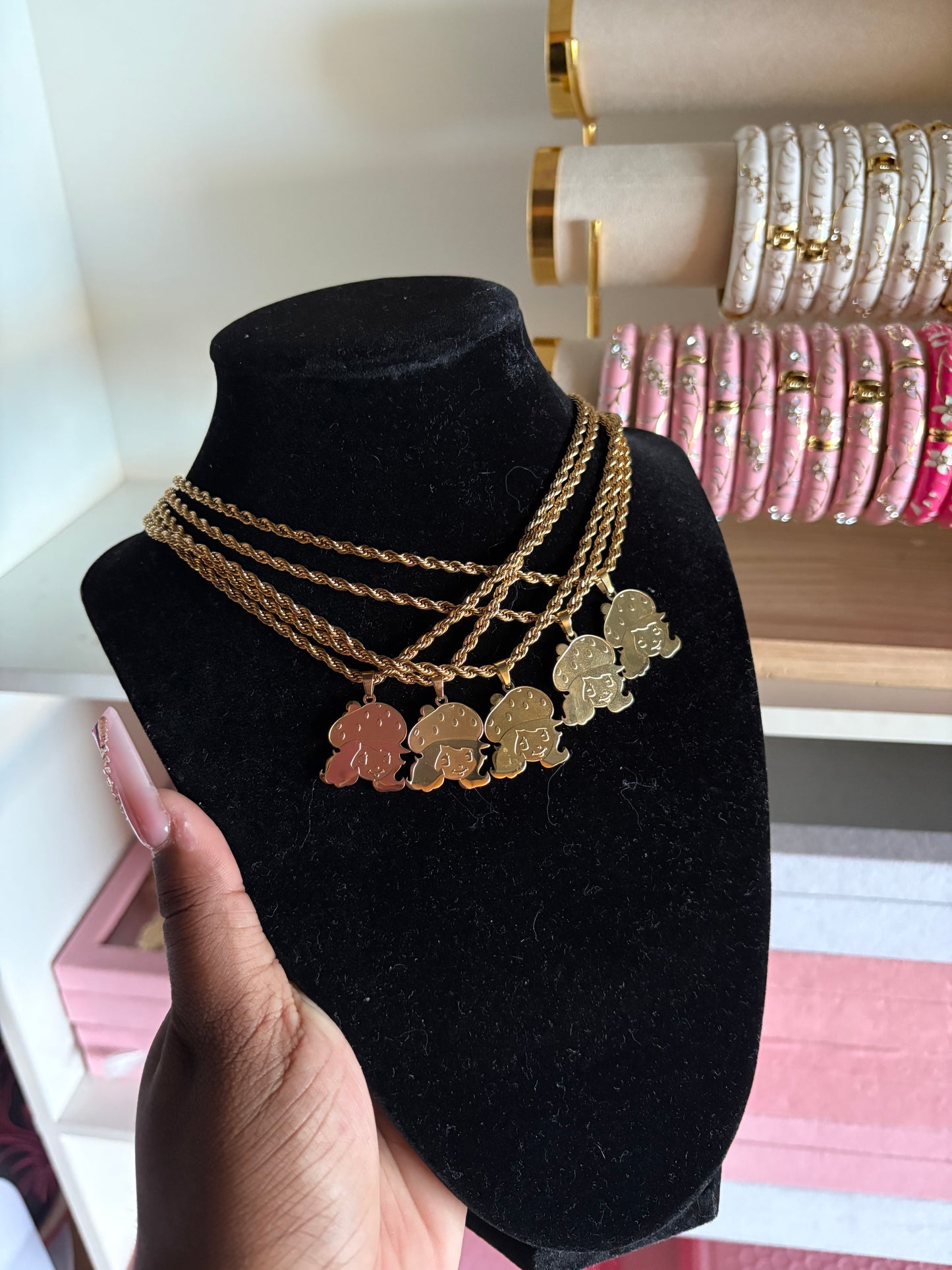 STRAWBERRY SHORTCAKE NECKLACE
