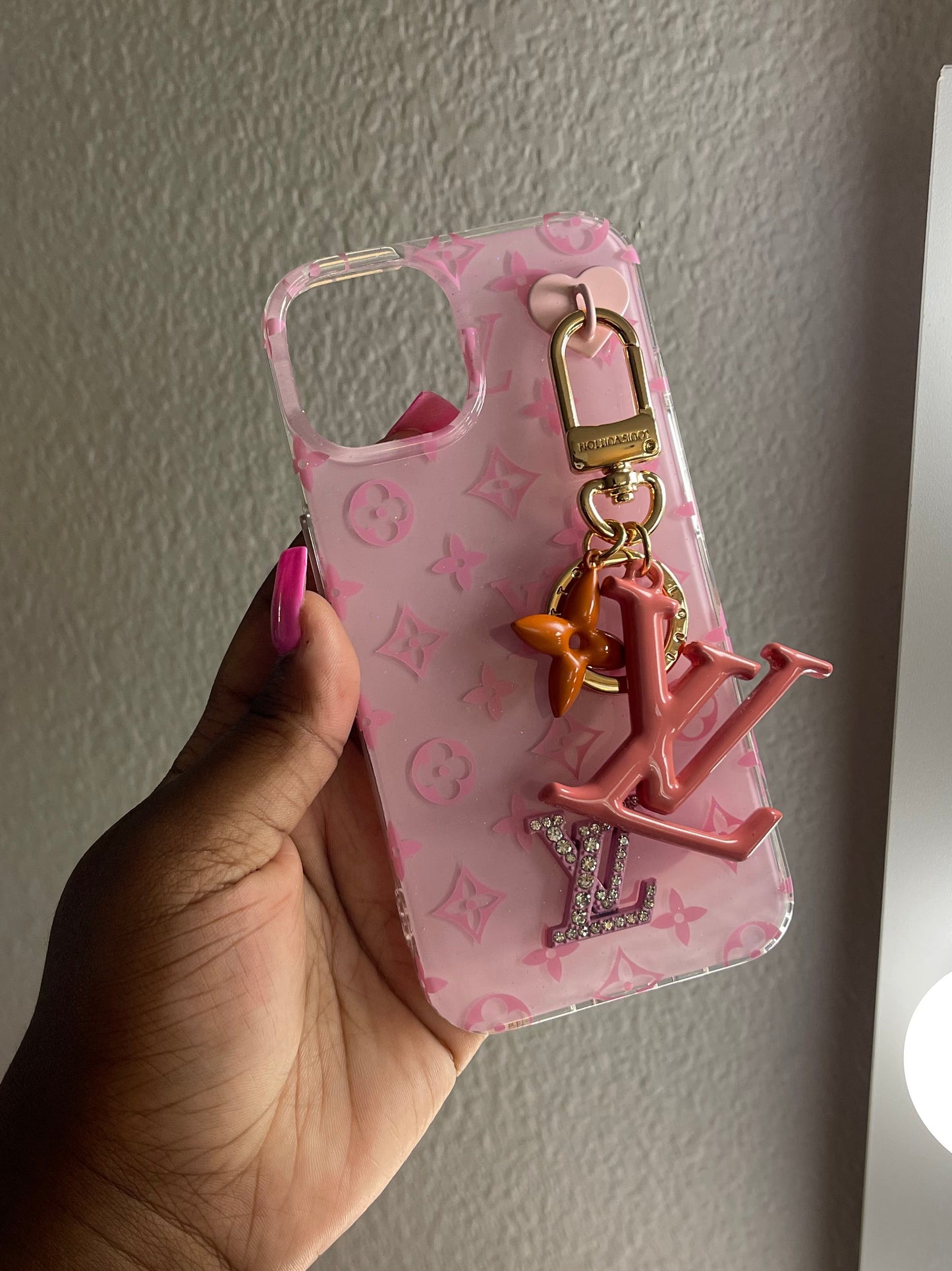 PINK LV KEYCHAIN CASES (pre-order)