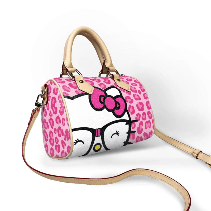 HK DARK PINK CHEETAH PURSE (pre-order)