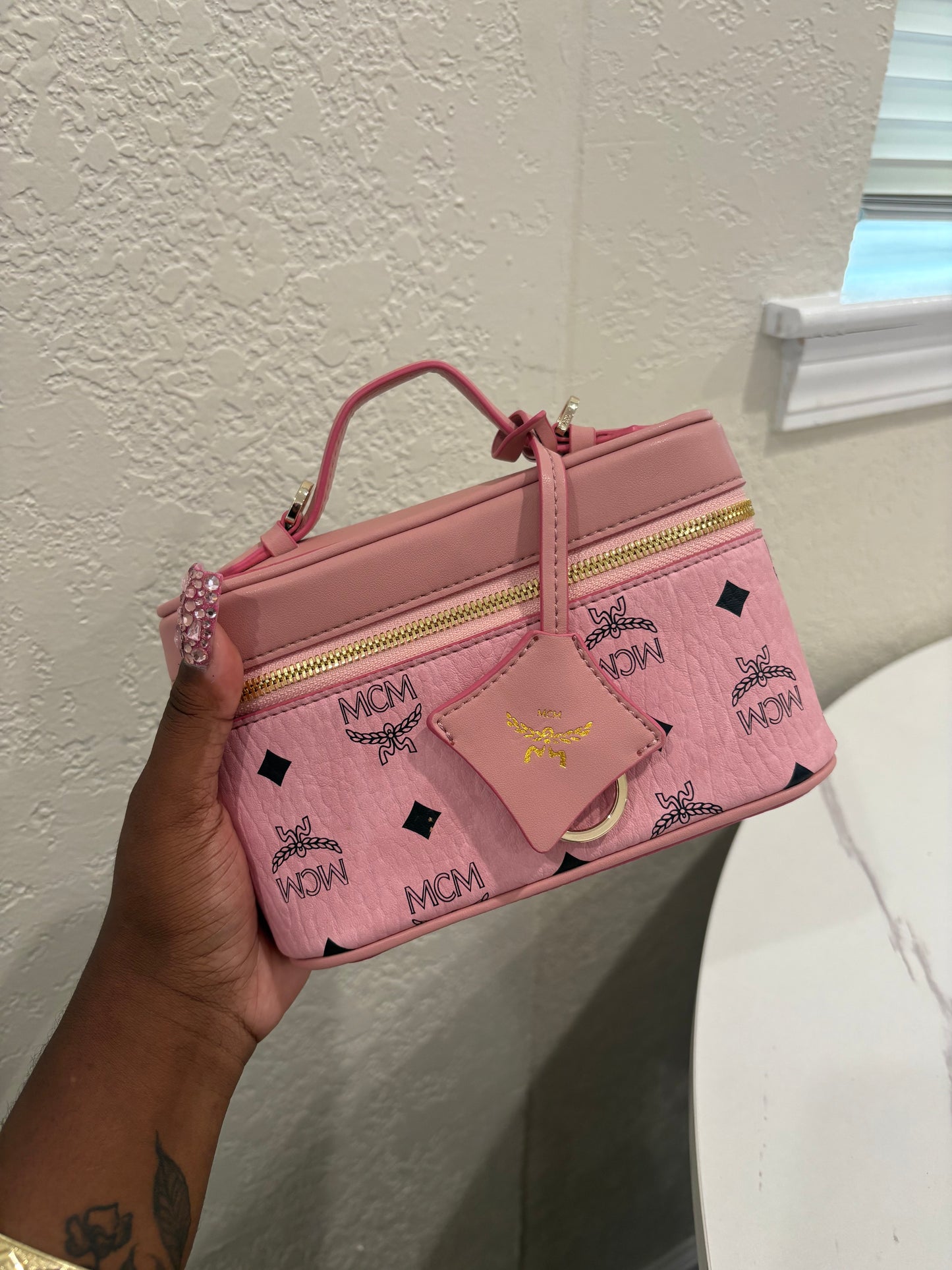PINK MCM BAG (pre-order)