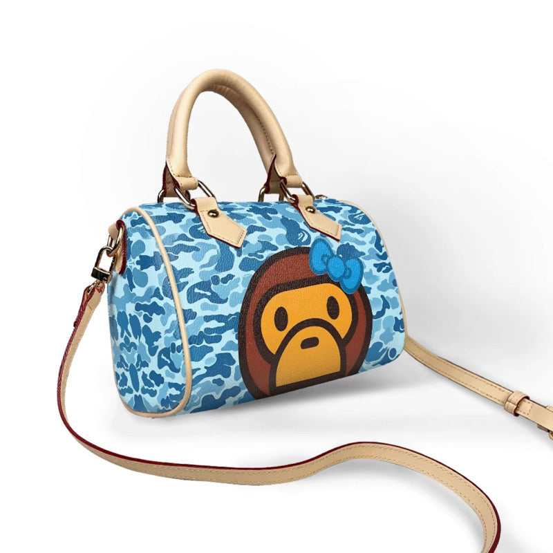 BLUE MONKEY PURSE (pre-order)