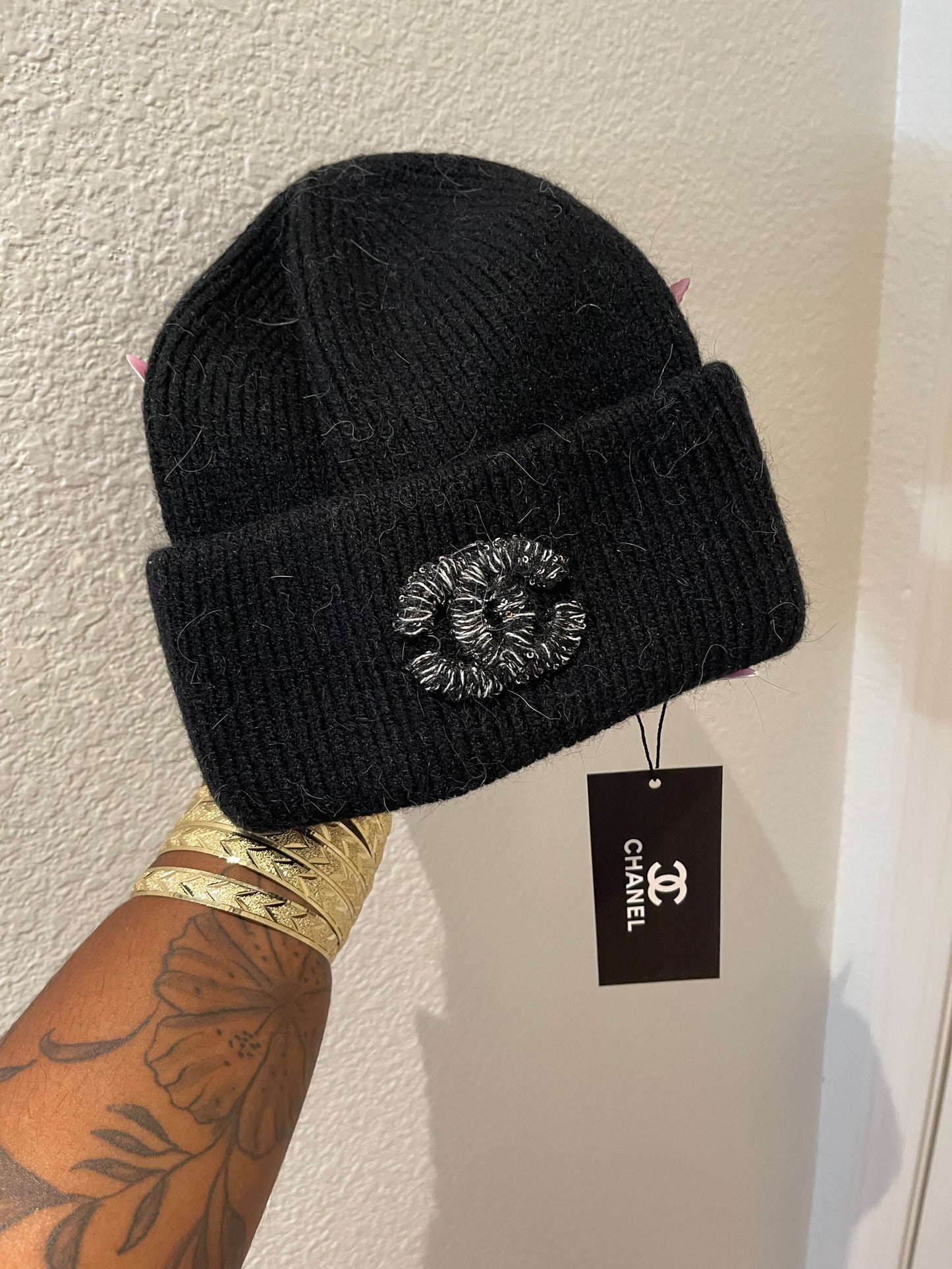 BLACK CC BEANIE (pre-order)