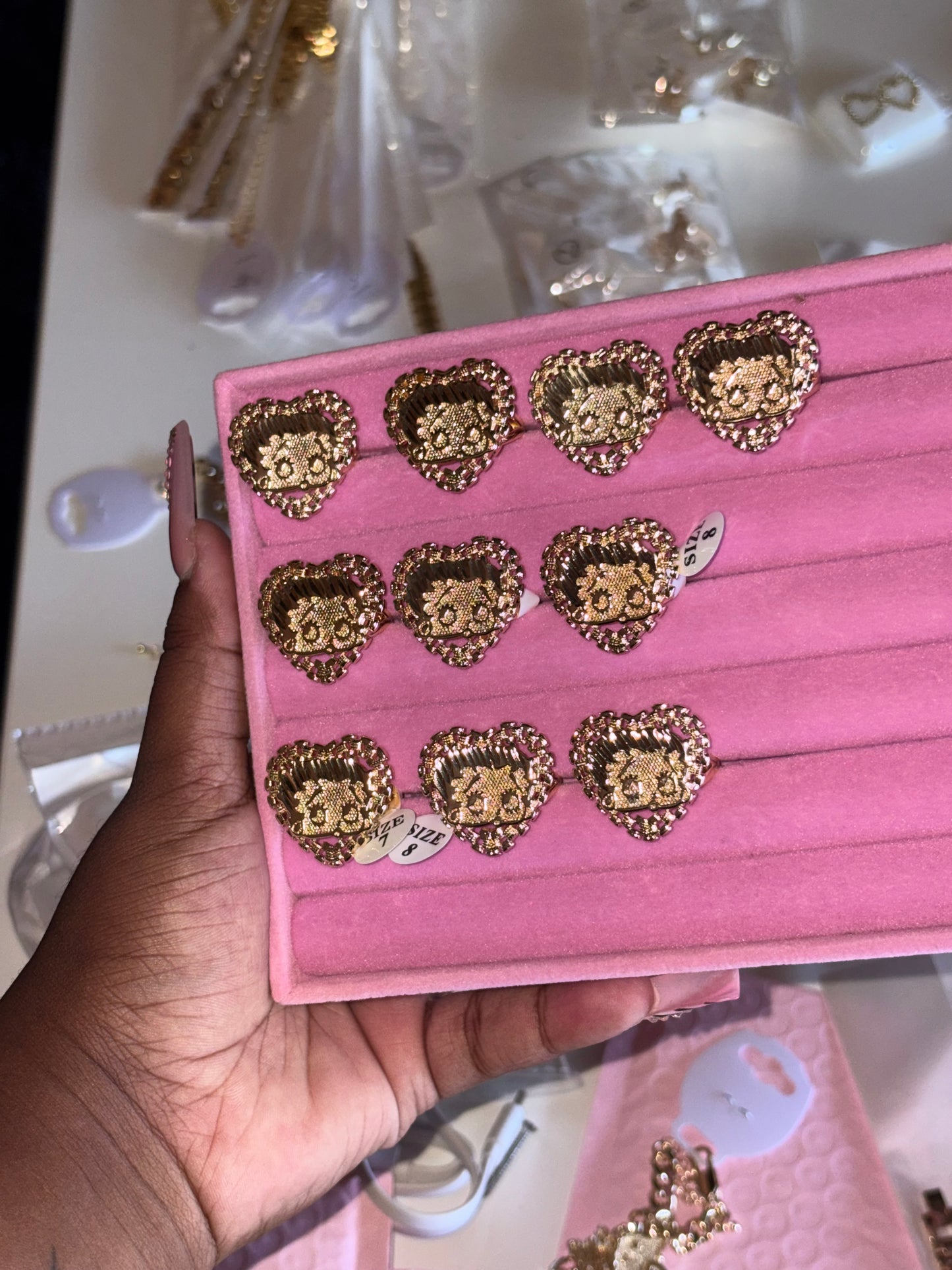 BETTY BOOP HEART ROLEX RING