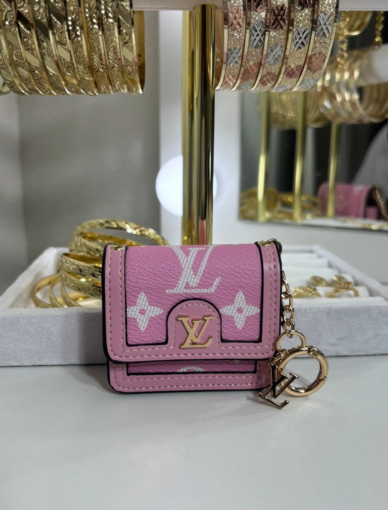 PINK LV AIRPOD CASE (pre-order)