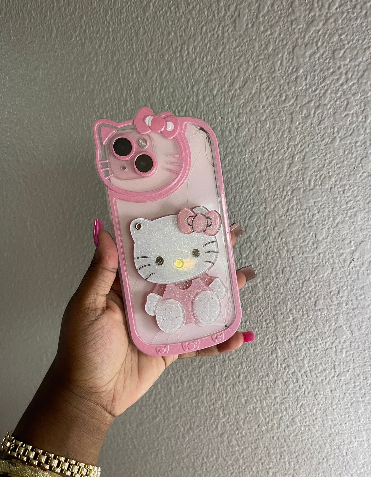 PINK/CLEAR HK CASE (pre-order)
