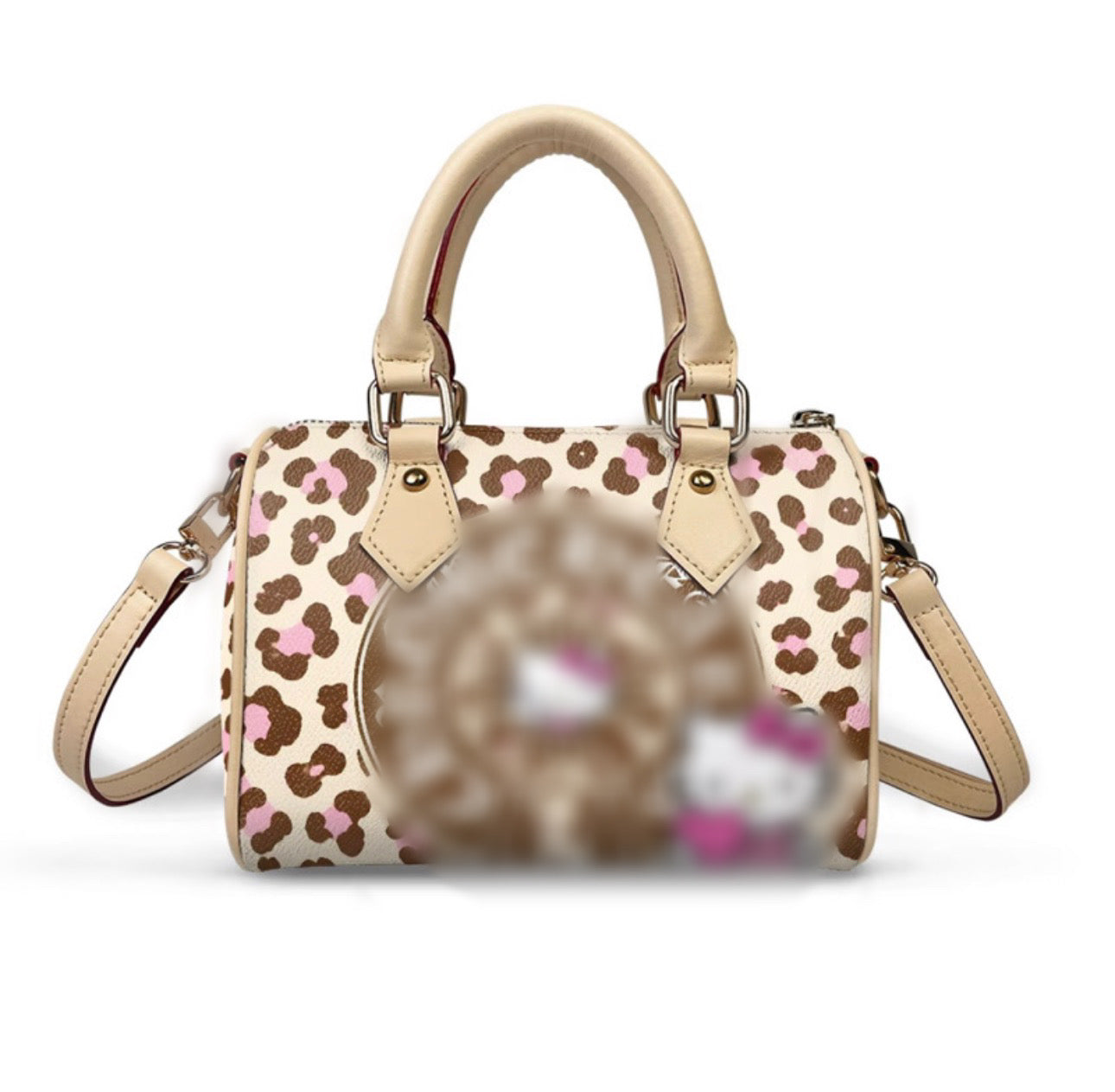 PINK/BROWN C-HRTS ICON PURSE (pre-order)