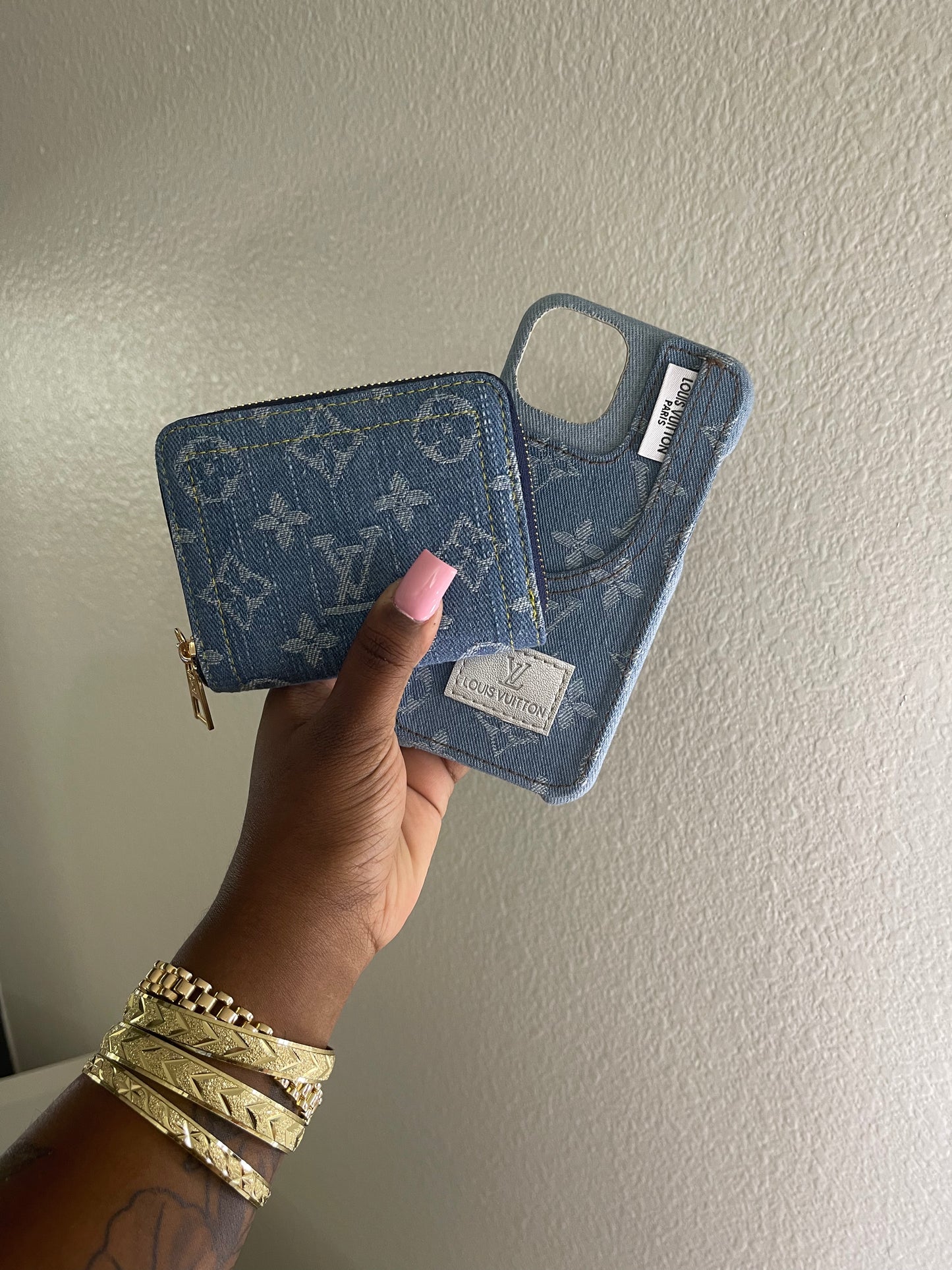 JEAN CASE & WALLET SET