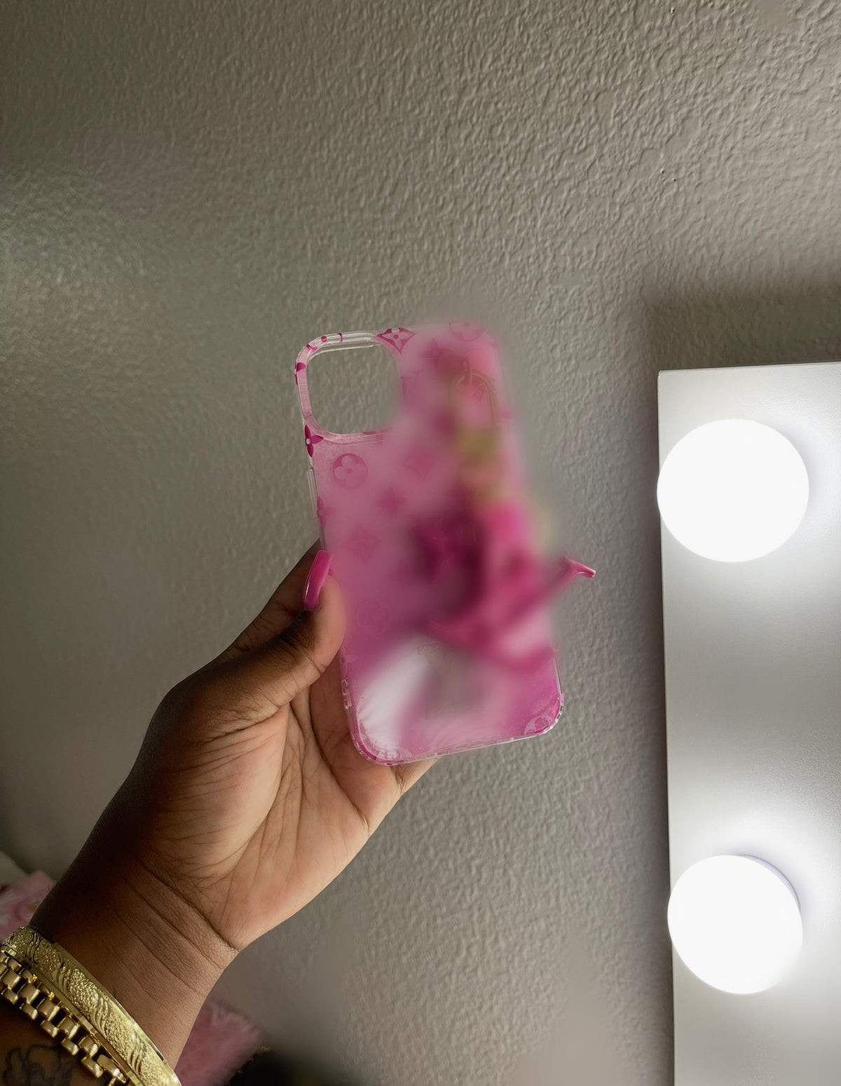 DARK PINK LUXE KEYCHAIN CASE (pre-order)