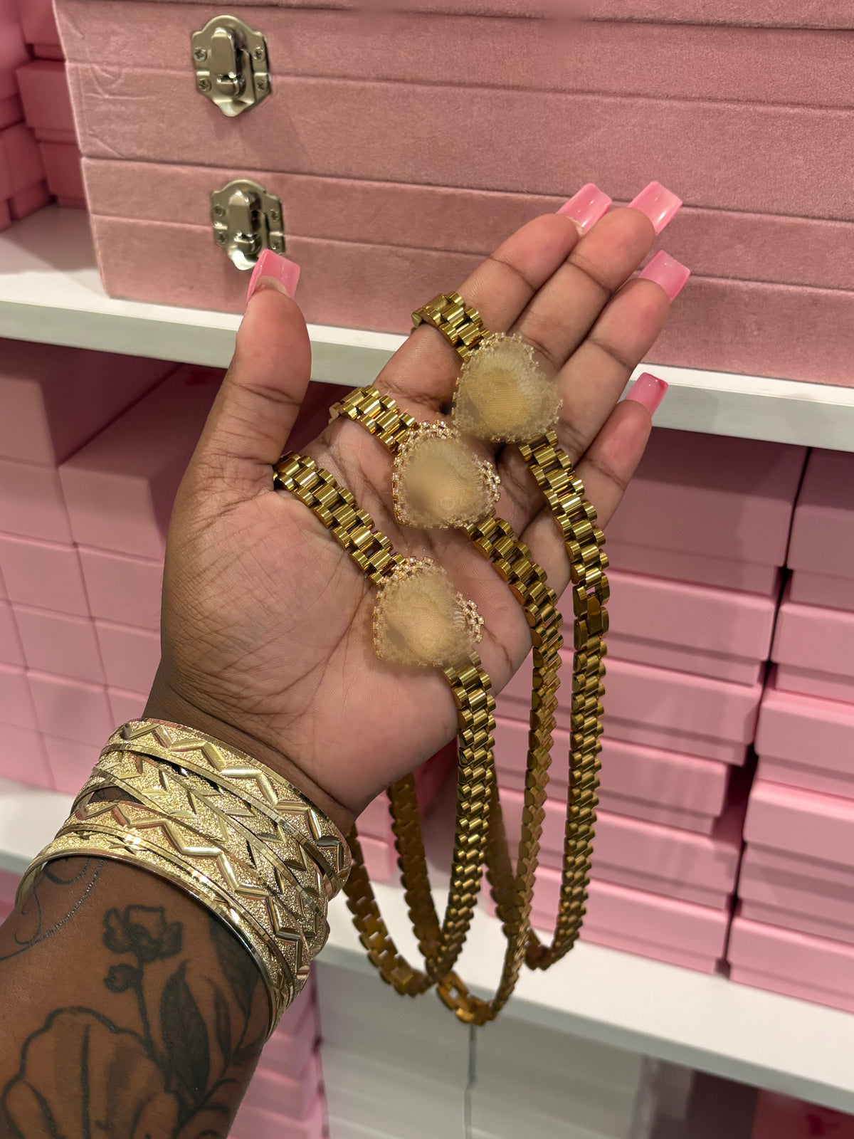BB HEART ROLLIE NECKLACE