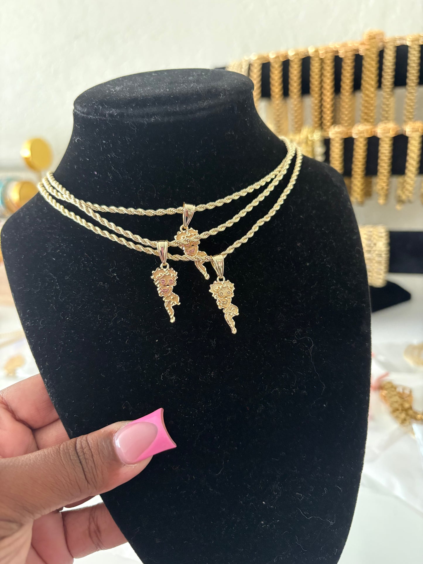 BETTY BOOP BODY NECKLACE