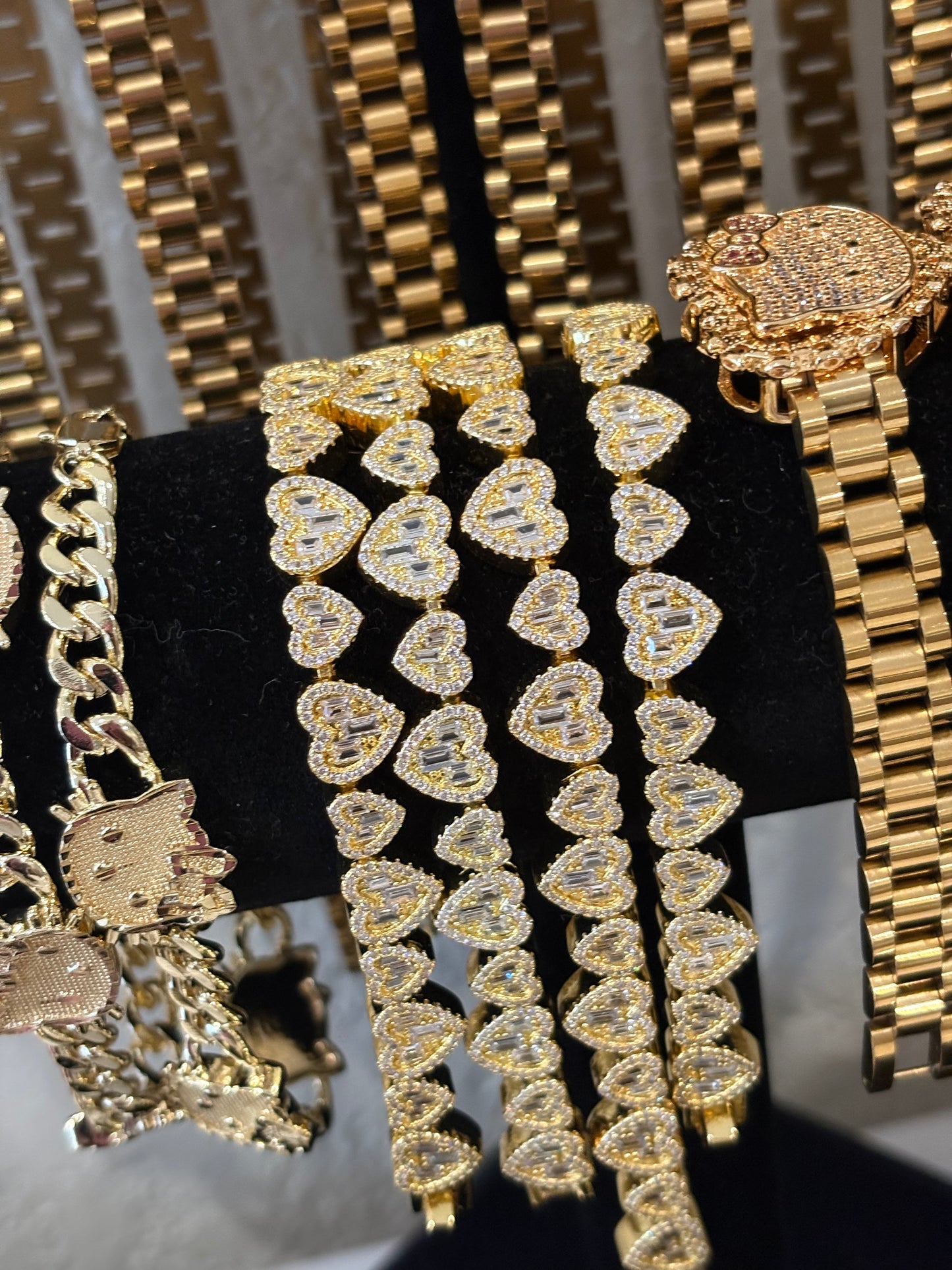 BLING HEART BRACELET