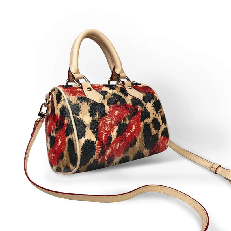 LIP CHEETAH PRINT PURSE (pre-order)