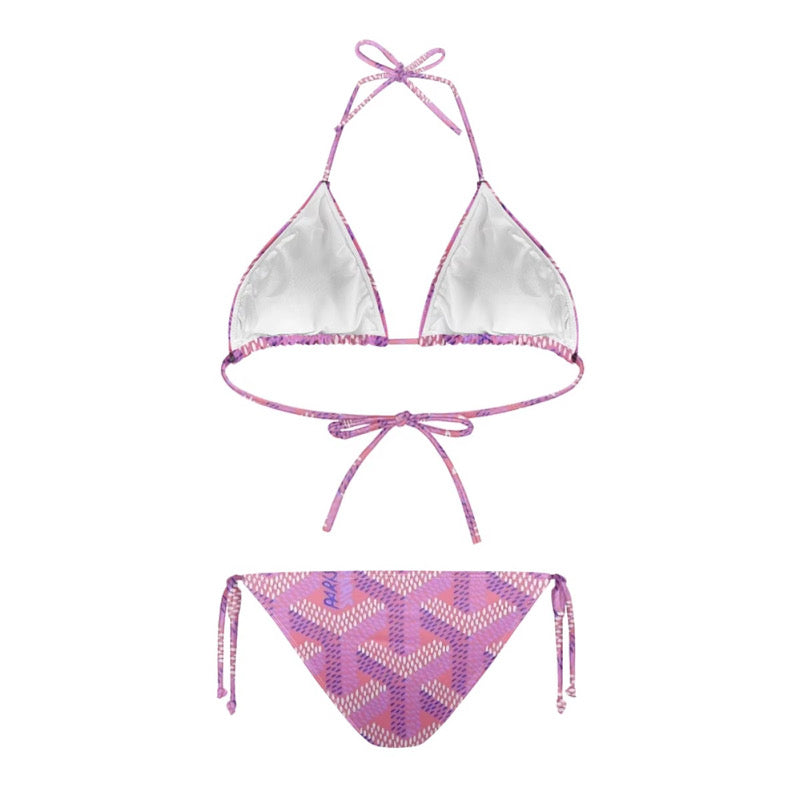 PURPLE GOYARD SWIMSUIT (pre-order)