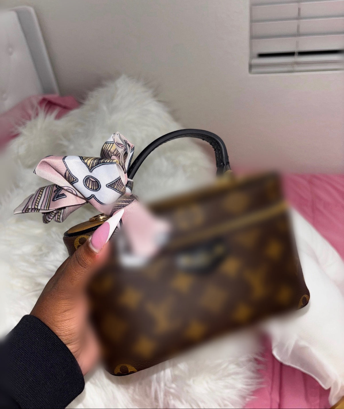 BROWN LUXE MAKEUP BAG (pre-order)