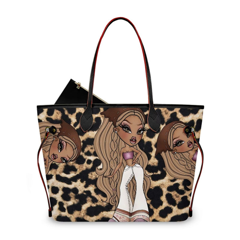 BRATZ BROWN CHEETAH TOTE BAG (pre-order)