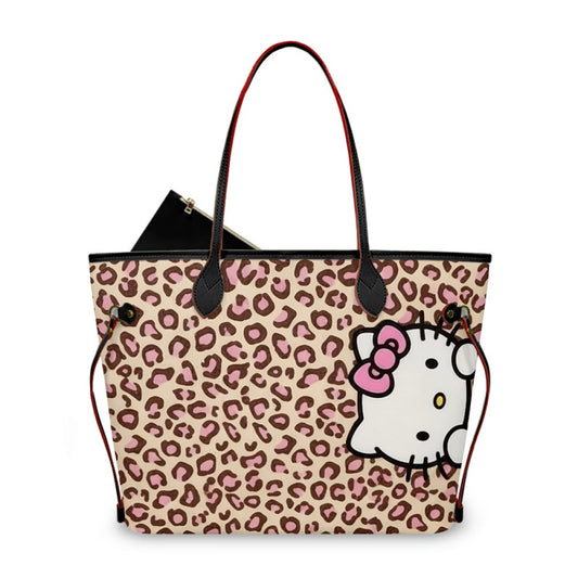 HK LEOPARD PRINT TOTE BAG (pre-order)