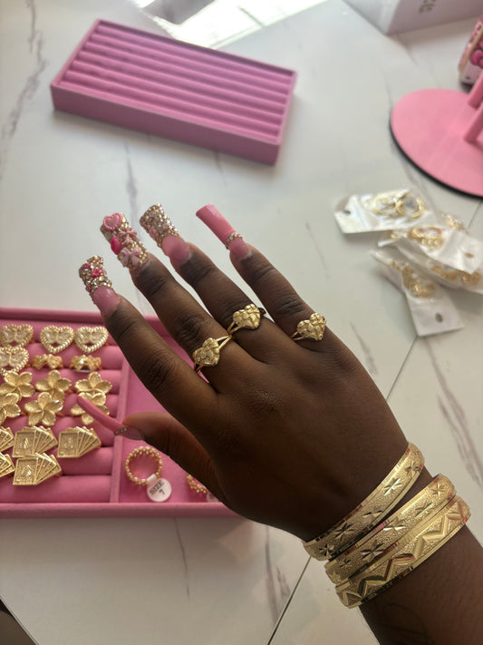 HEART NUGGET RING