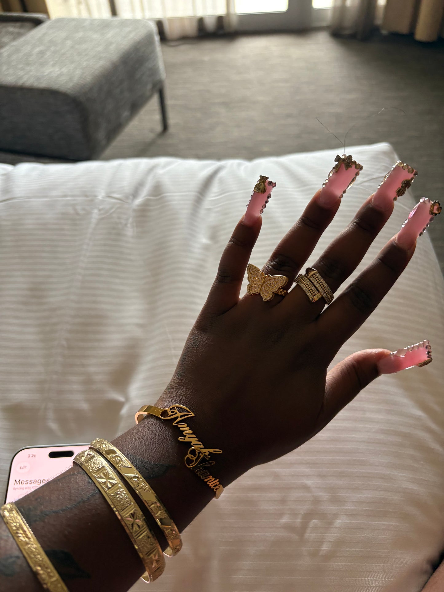 CUSTOM DOUBLE NAME CUFF BRACELET (pre-order)