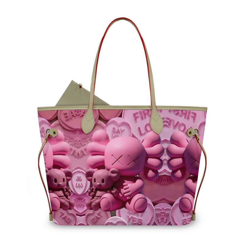 PINK KAWS TOTE BAG (pre-order)