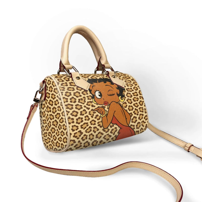 BETTY BOOP BROWN CHEETAH PURSE (pre-order)