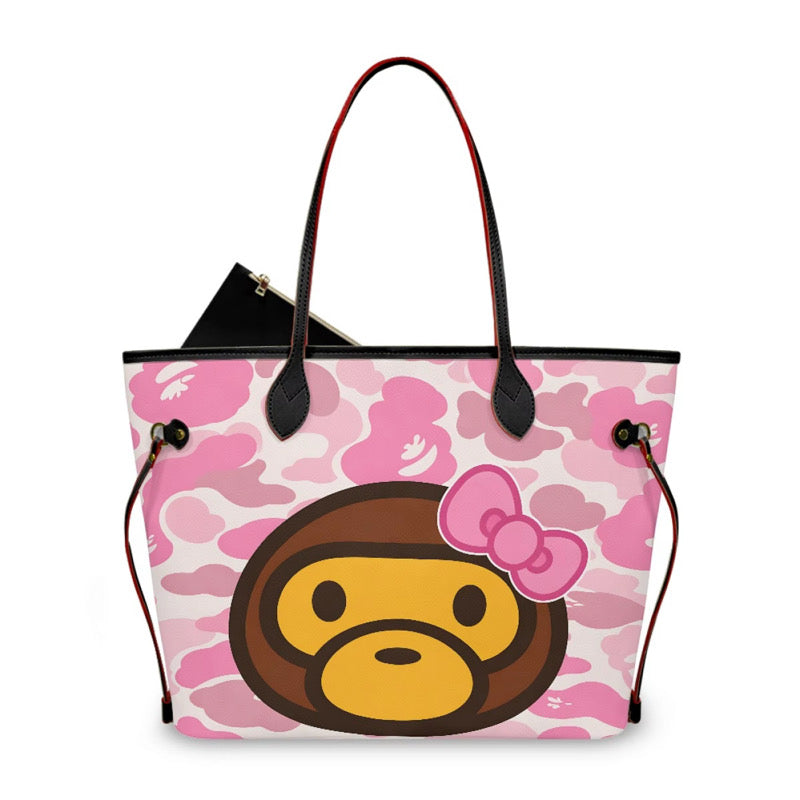 MONKEY PINK BAPE TOTE BAG (pre-order)