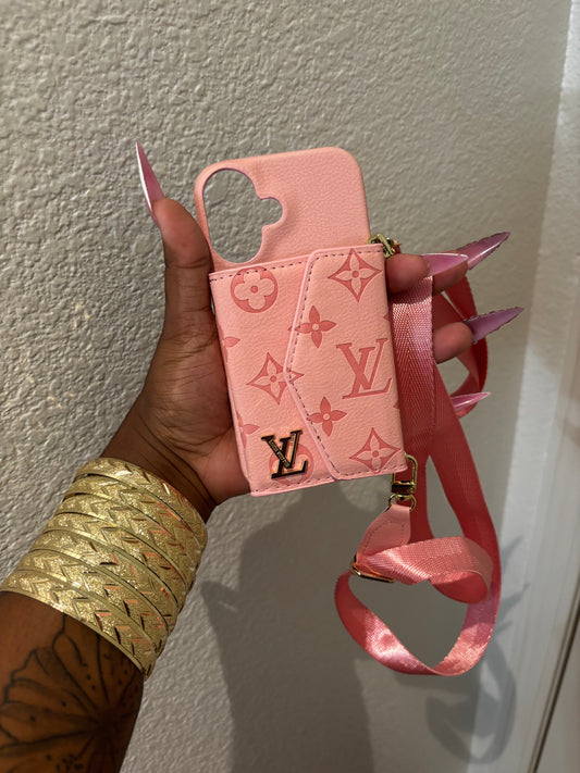 PINK LV CASE + WALLET (pre-order)