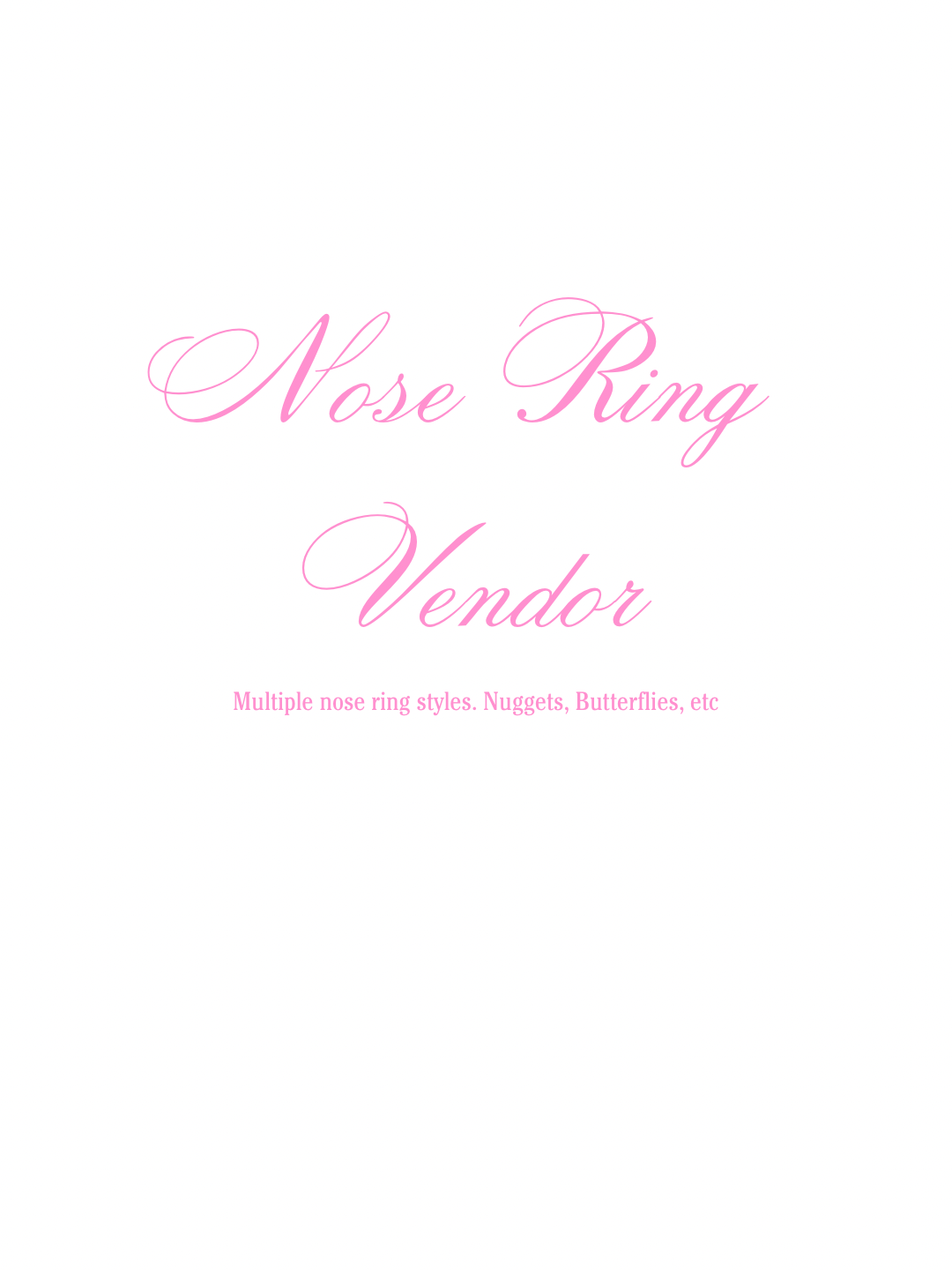 NOSE RING VENDOR