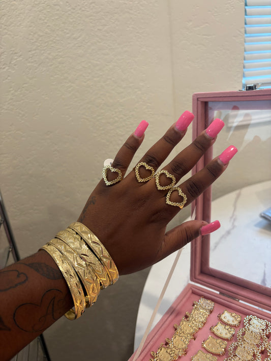 HEART ROLLIE RING