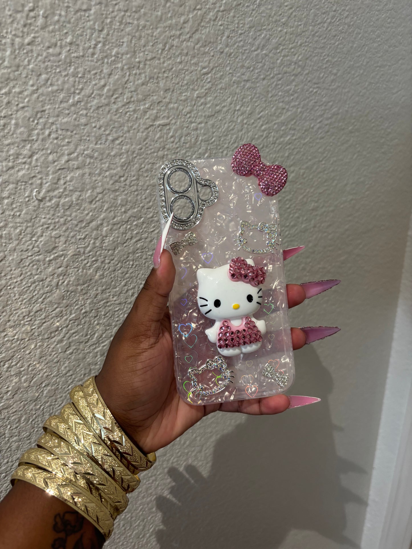 HELLO KITTY CLEAR BOW CASE (pre-order)