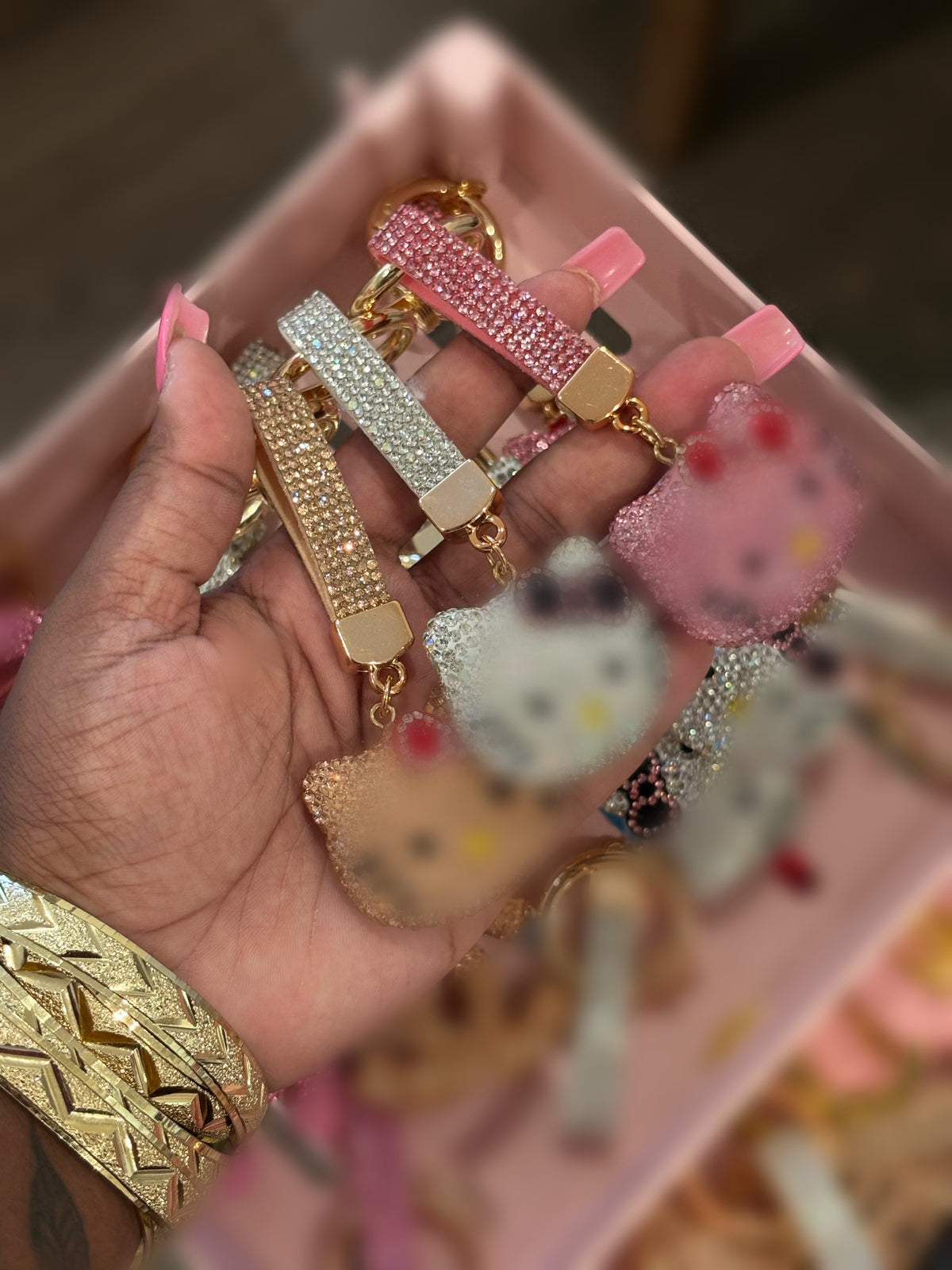 BLING ICON KEYCHAIN