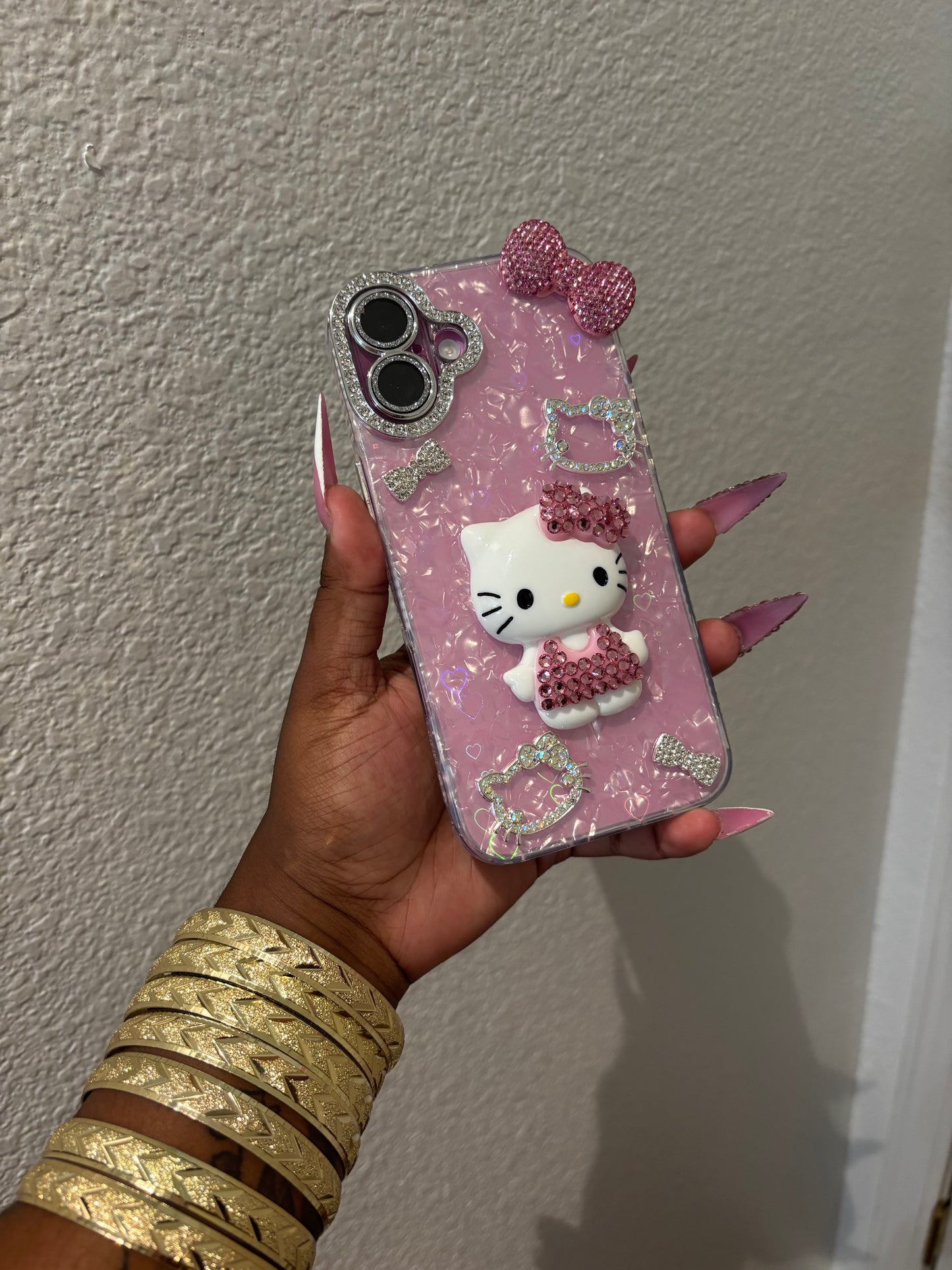 HELLO KITTY CLEAR BOW CASE (pre-order)