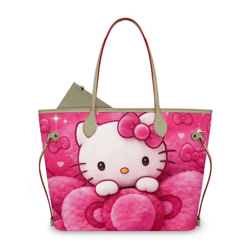 HK HOT PINK BOW TOTE BAG (pre-order)