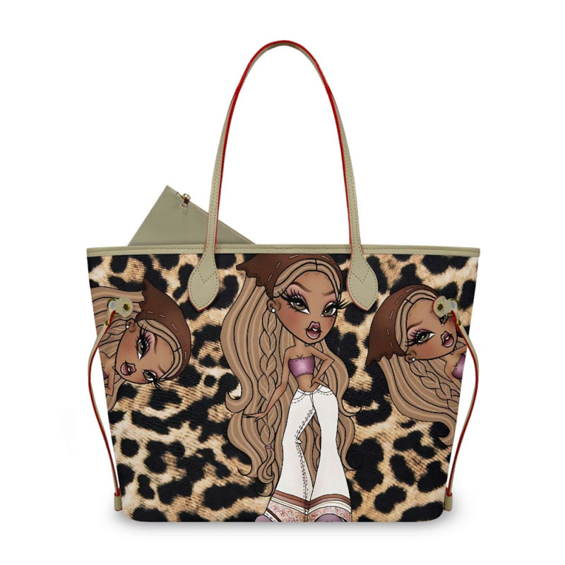 BRATZ BROWN CHEETAH TOTE BAG (pre-order)