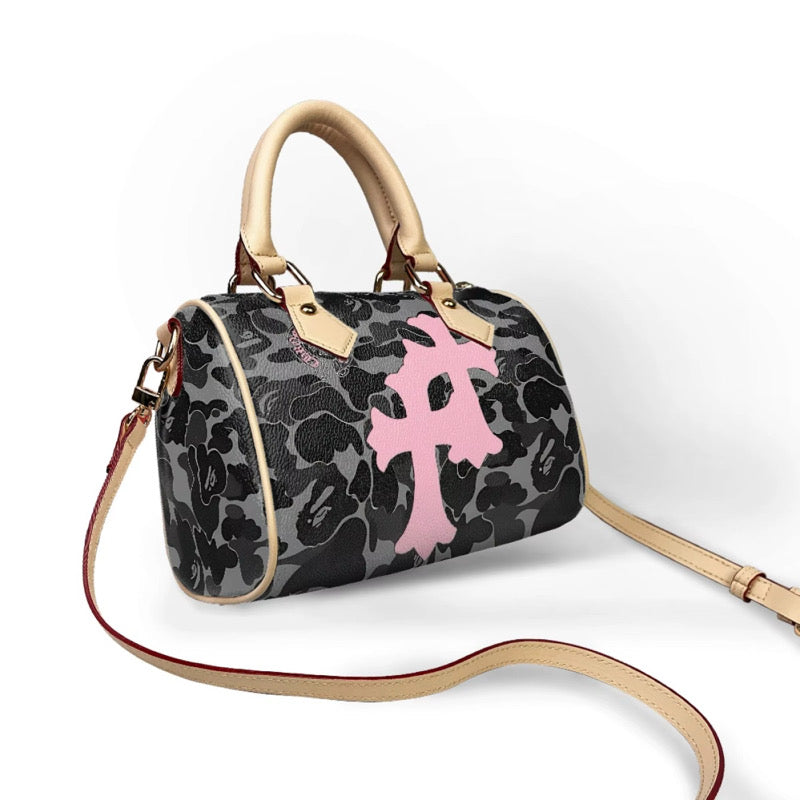 PINK & BLACK BAPE PURSE (pre-order)