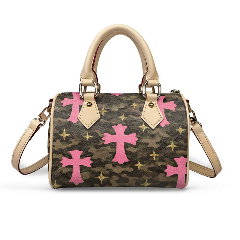 PINK CHROME & CAMO PURSE (pre-order)