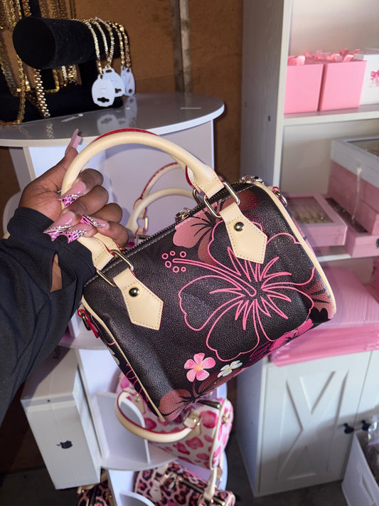 PINK FLOWER PURSE (pre-order)