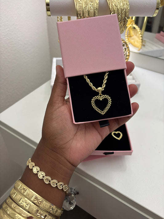 HEART ROLEX NECKLACE