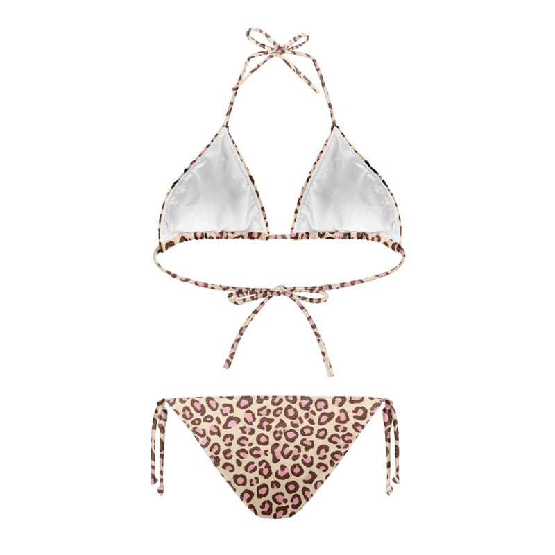 PINK HK LEOPARD PRINT SWIMSUIT (pre-order)