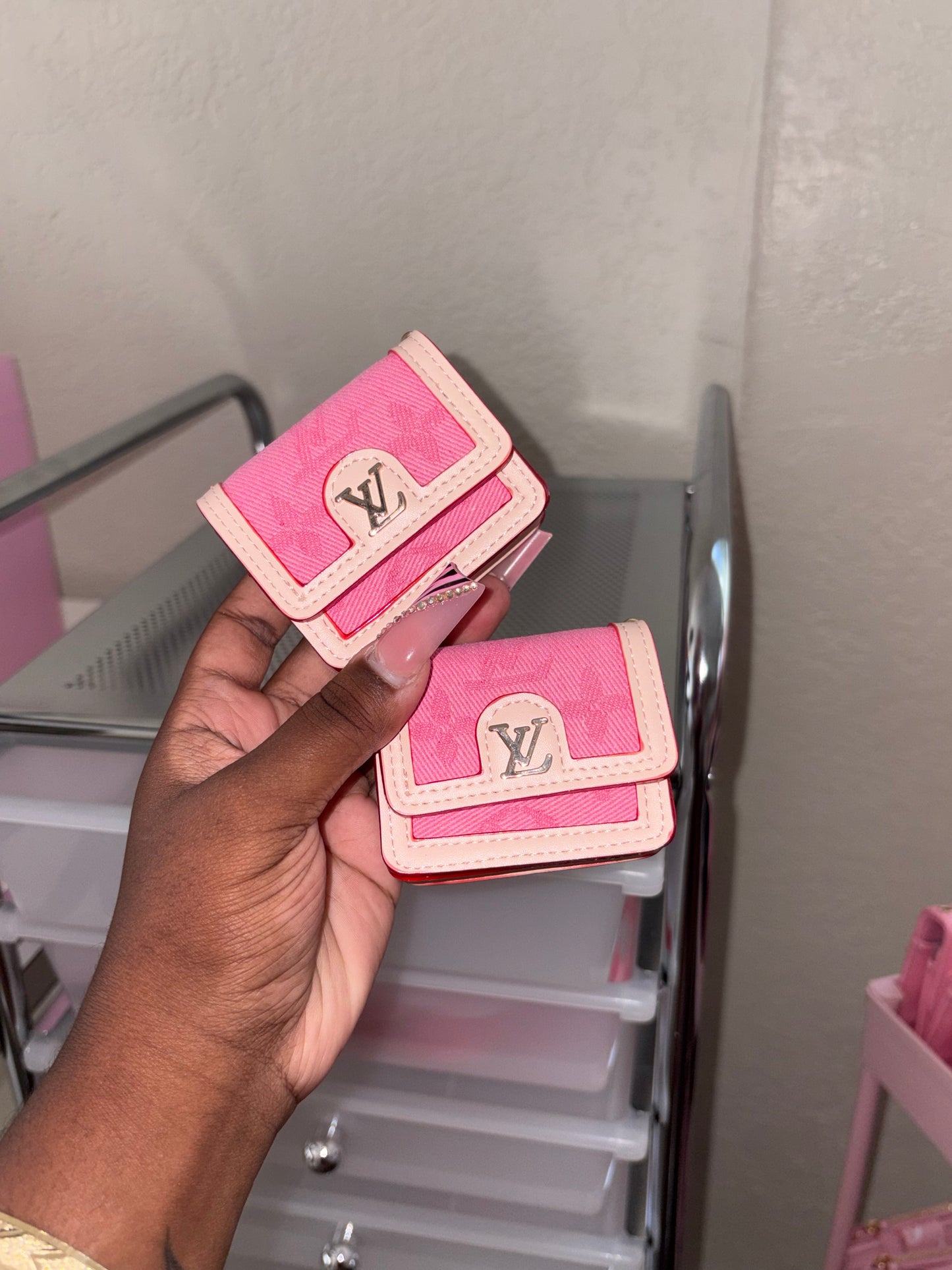 PINK LV AIRPOD CASE
