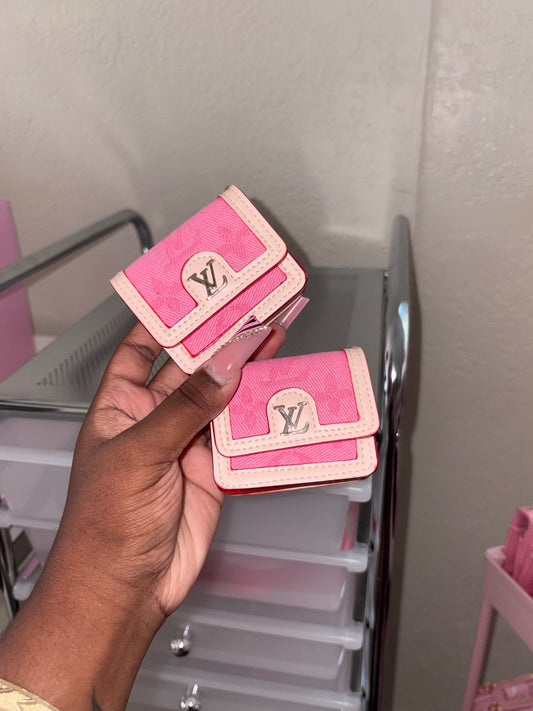 PINK LV AIRPOD CASE
