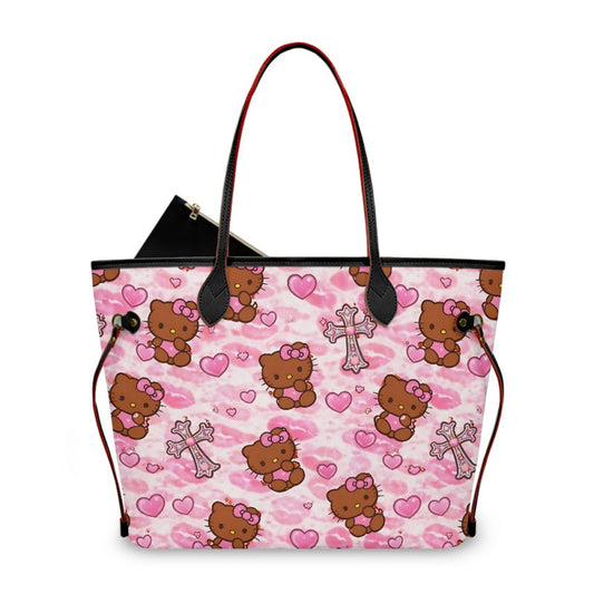 HK PINK HEARTS TOTE BAG (pre-order)