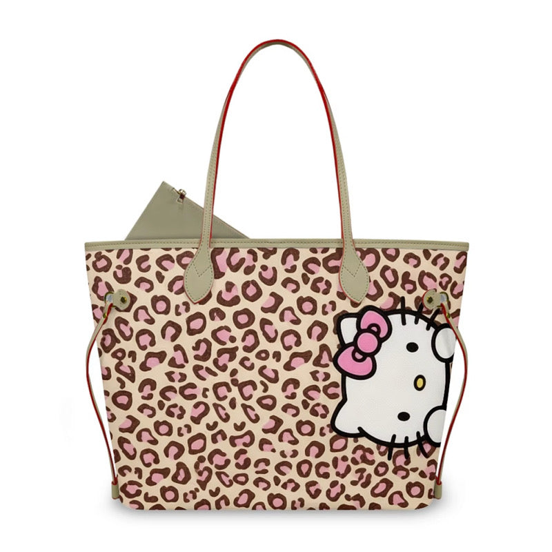 HK LEOPARD PRINT TOTE BAG (pre-order)