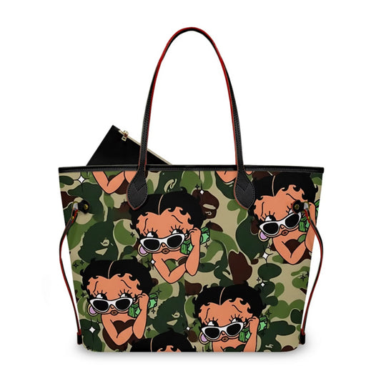 BETTY BOOP GREEN BAPE TOTE BAG (pre-order)