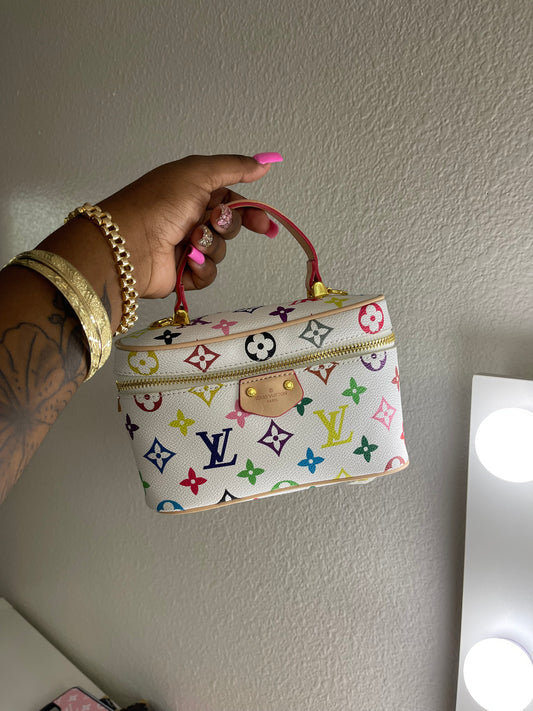 COLORFUL LV MAKEUPBAG