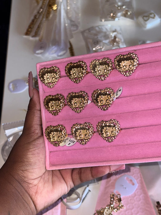 BETTY BOOP HEART ROLEX RING