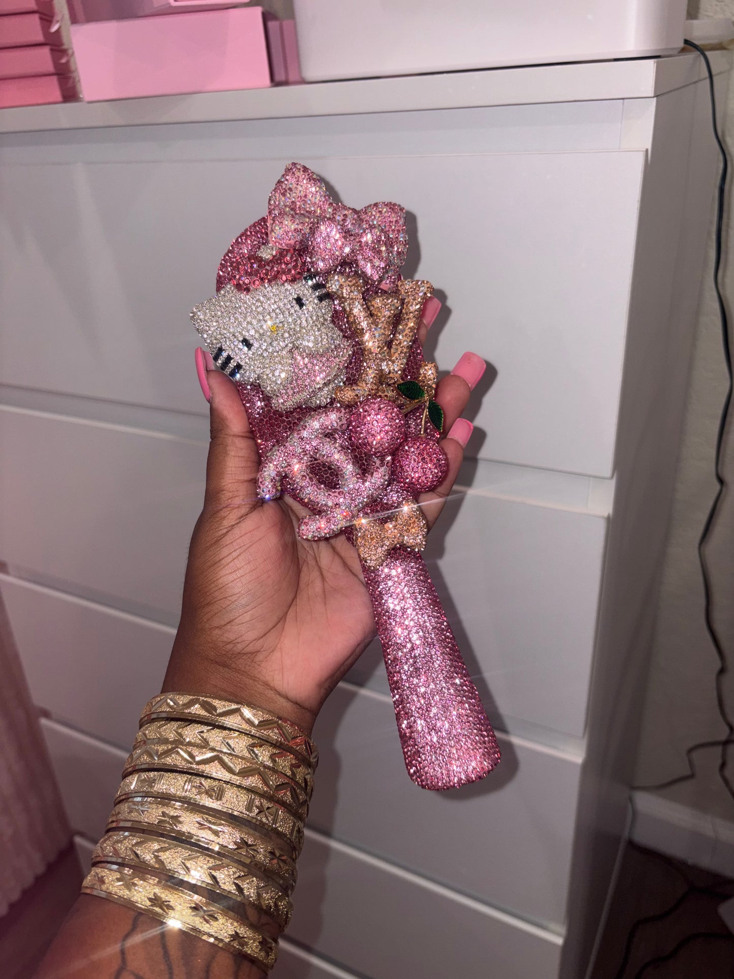BLING ON BLING HAIR BRUSH
