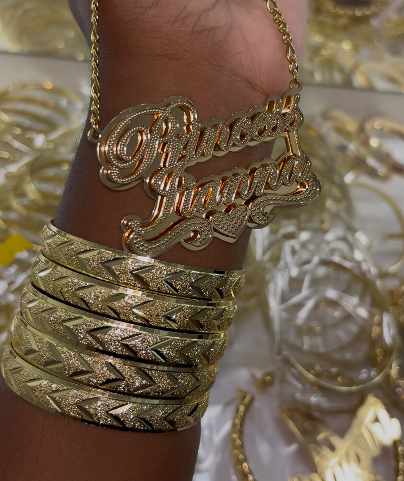 DOUBLE NAME NECKLACE