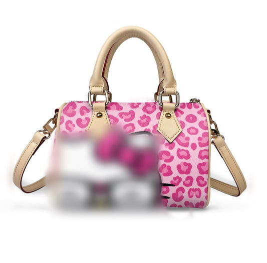 DARK PINK ICON CHEETAH PURSE (pre-order)
